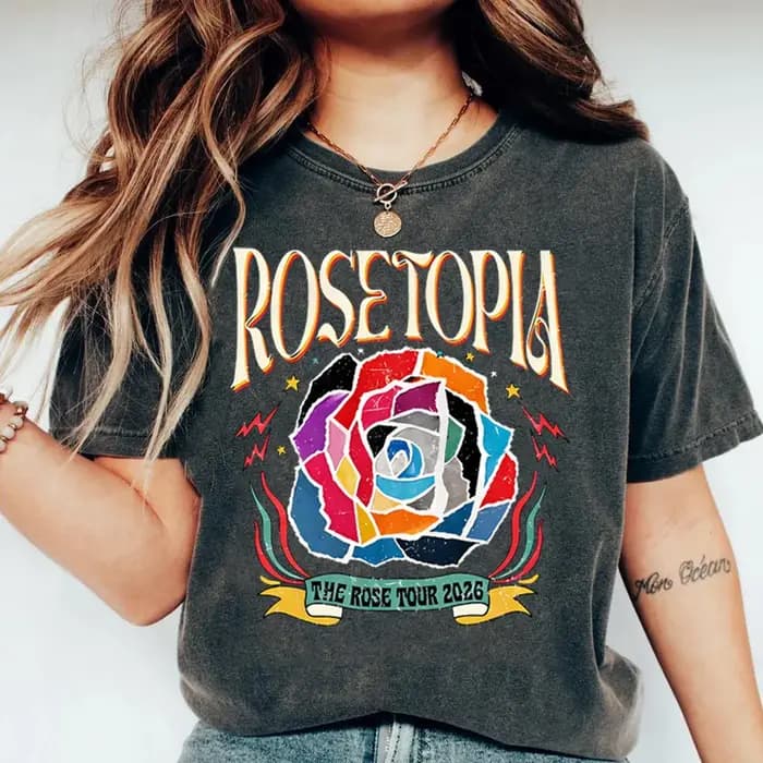 T-shirt The Rose Rosetopia 2026 World Tour
