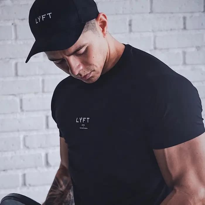 JP & UK hommes T-shirt à manches courtes coton décontracté salle de sport Fitness