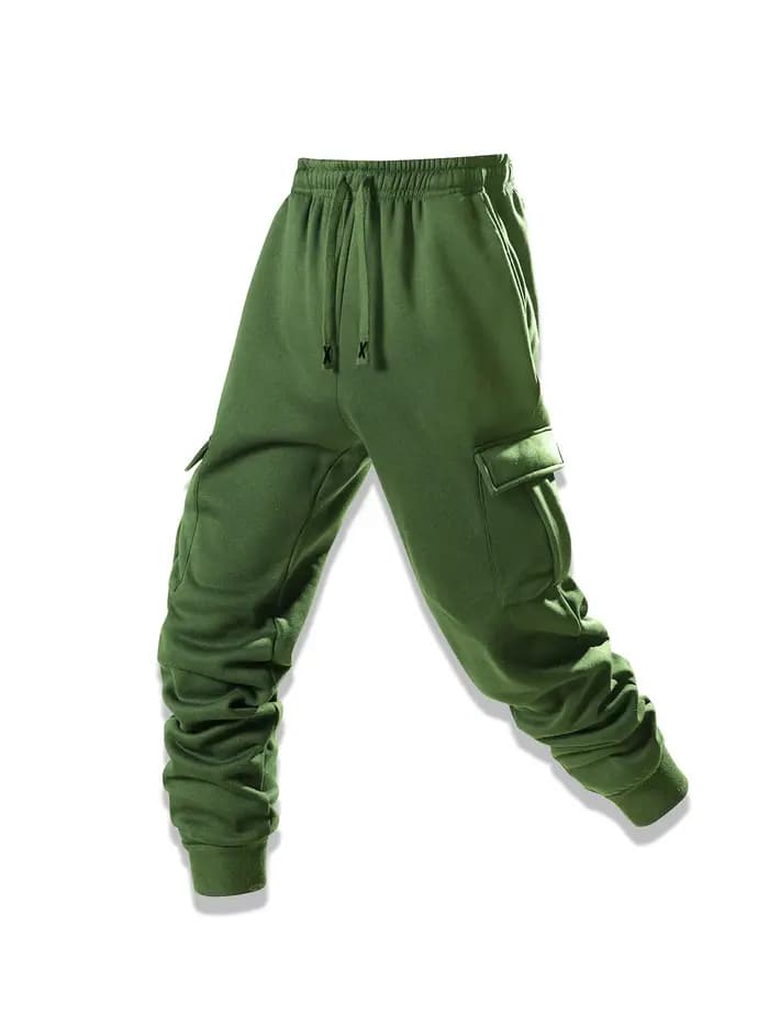 2025 nouveaux hommes Joggers pantalon ample cordon pantalons longs