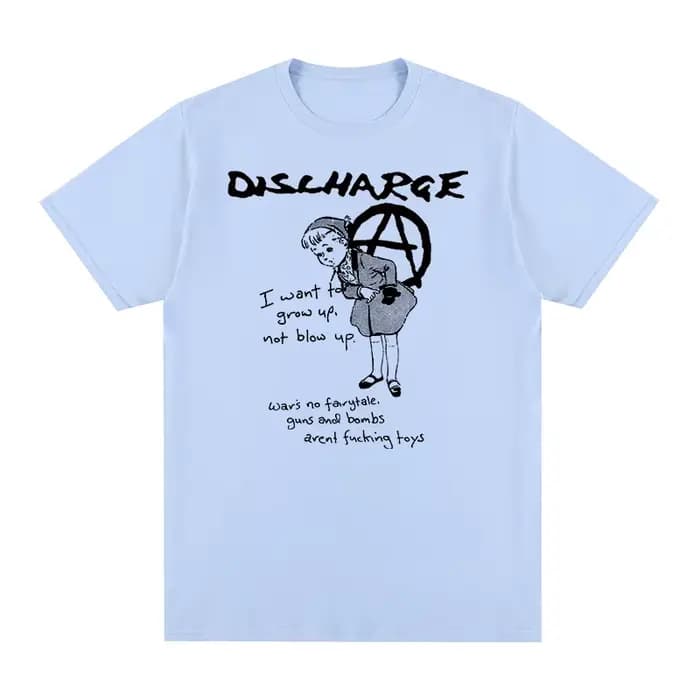 DISCHARGE Vintage T-shirt d-battement croûte punk nouveaux os cassés varukers crass coton hommes T-s