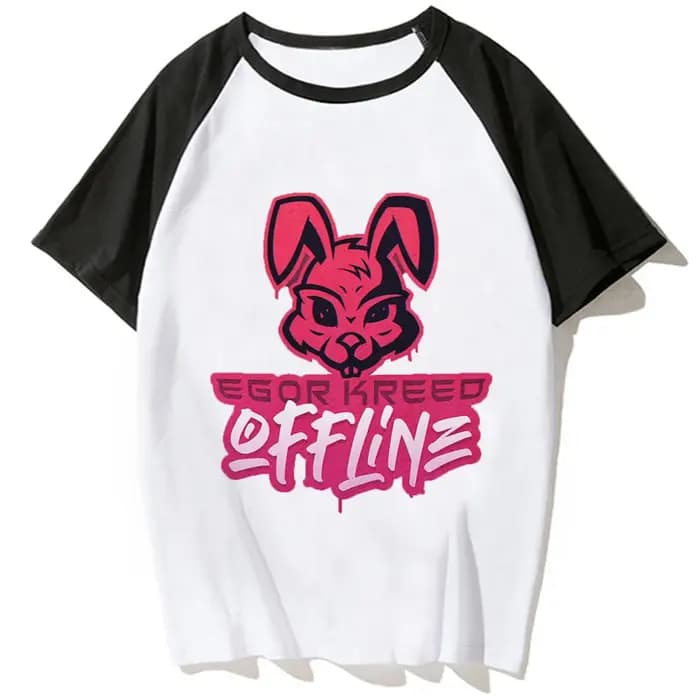 Egor Kreed t-shirt femmes streetwear été anime