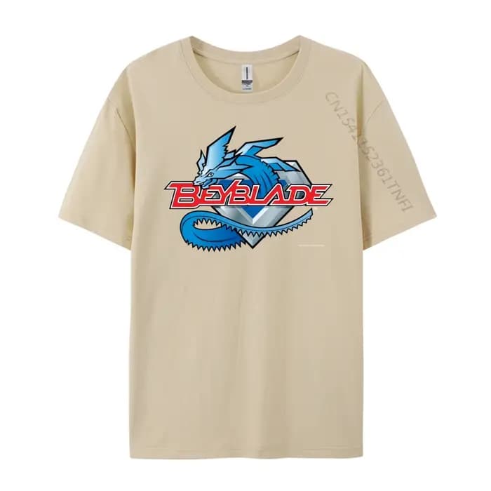 Beyblade génération 1 t-shirt de luxe foncé hommes t-shirts Vintage de haute qualité rue
