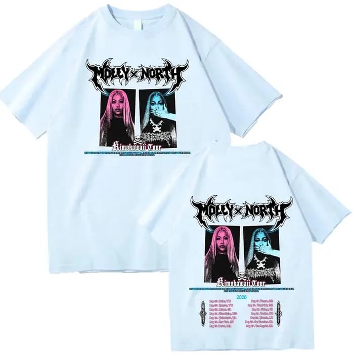 T-shirt North West Molly Santana Kimokawaii Tour pour homme et femme