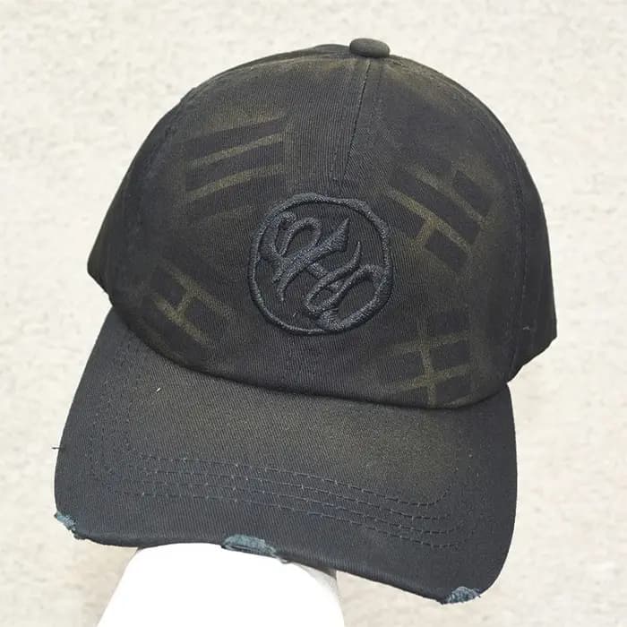 Casquette de baseball en coton noir tricoté brodé Kpop Idols