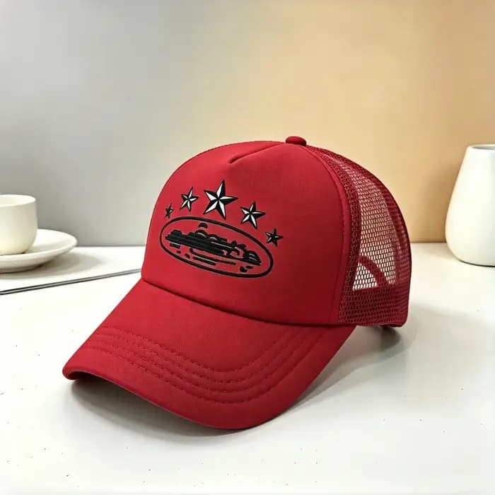 Nouvelle casquette de baseball tendance européenne et américaine avec imprimé unique de bateau de croisière