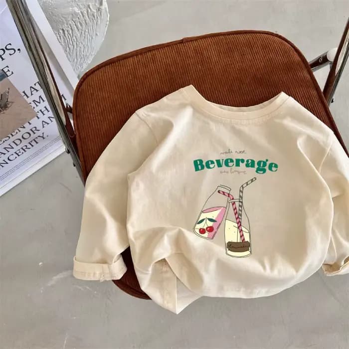 T-shirts mignons à manches longues