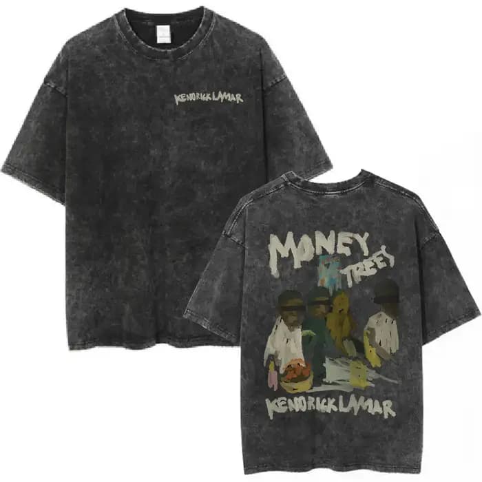 Rappeur Kendrick Lamar t-shirt Mr Morale & The Big Steppers Vintage lavé T-shirts hommes femmes vêtements mode Hip Hop