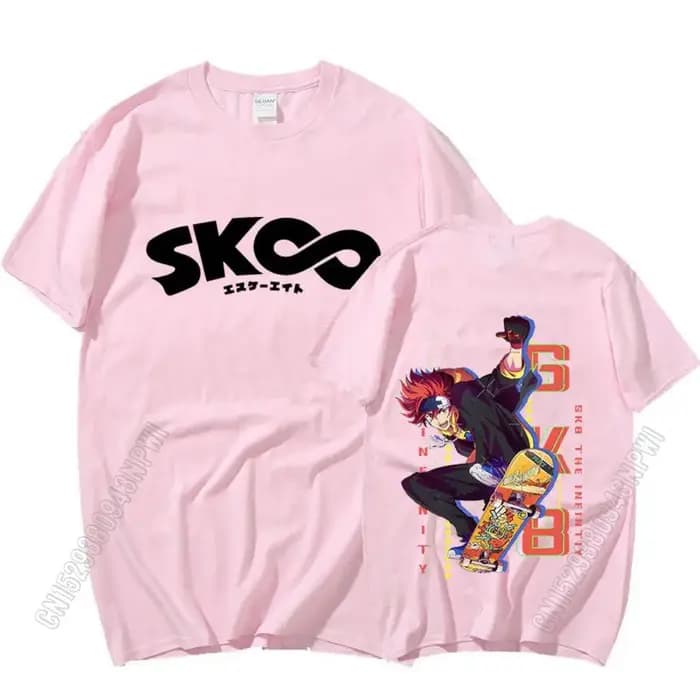 Nouveau japonais Anime Sk8 l'infini T-Shirt hommes Kawaii dessin