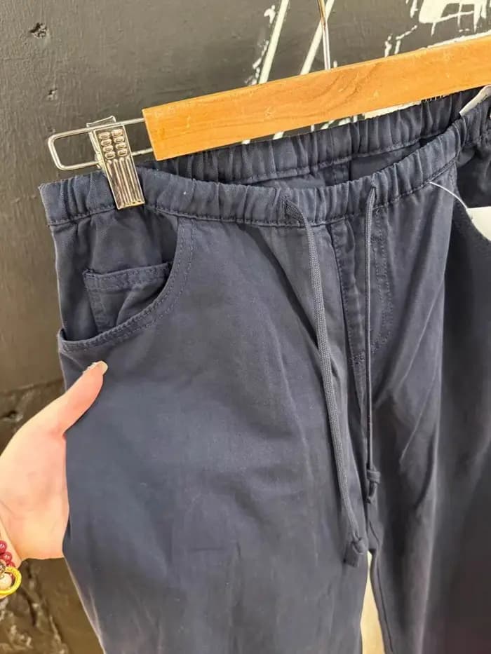 Pantalon ample avec cordon de serrage pour femme
