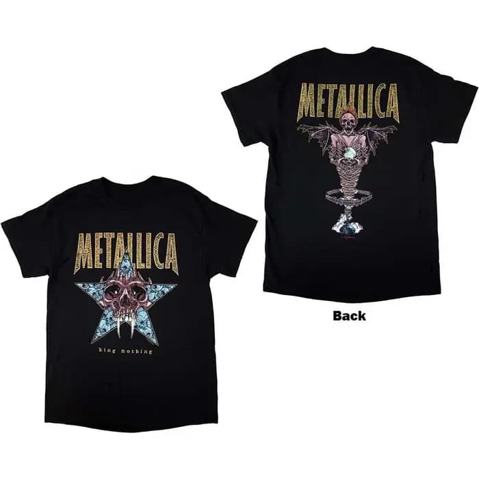 T-shirt Metallica M72 World Tour 2025 2026 Flame Skull Band 100% Coton Imprimé Homme Femme Streetwear Été