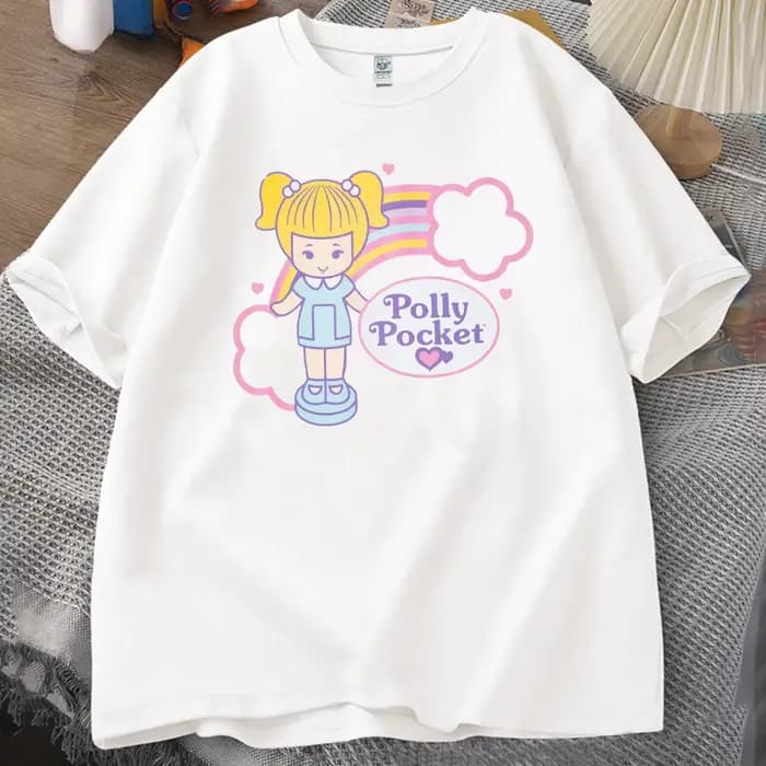 Polly poche imprimé t-shirts hauts