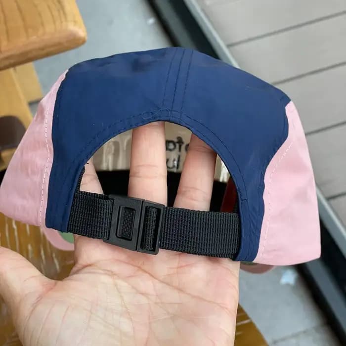 Casquette de baseball à cinq panneaux color-block pour hommes et femmes