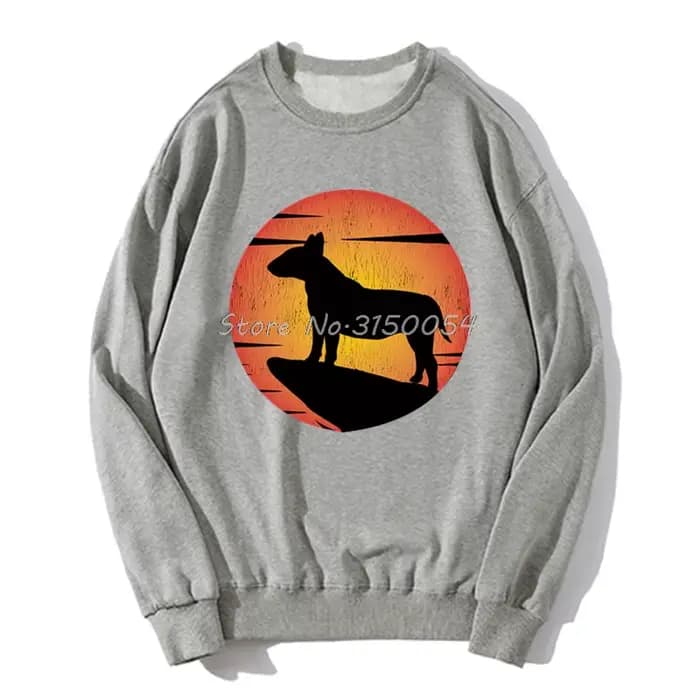 Sweat à capuche vintage Bullterrier pour hommes et femmes