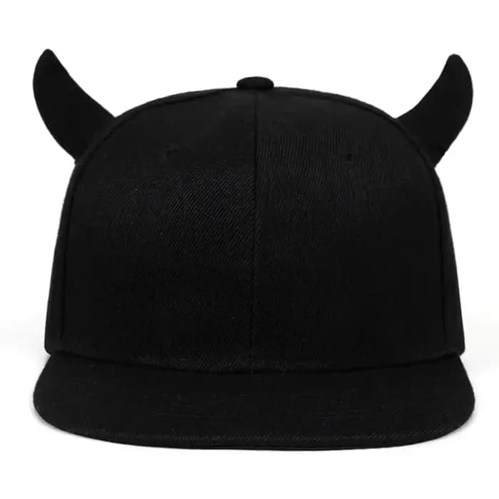 Casquette Hip Hop en corne de vache pour hommes et femmes
