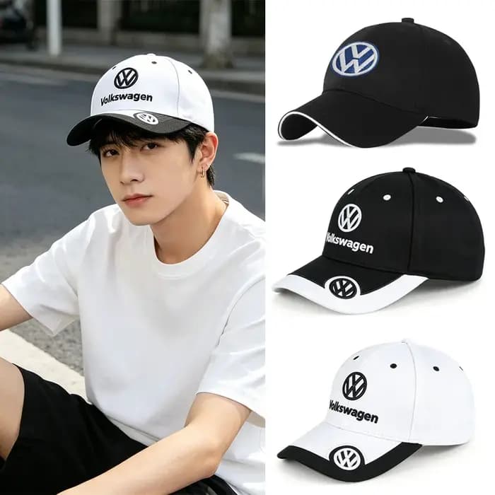 Casquette de baseball réglable avec emblème de voiture