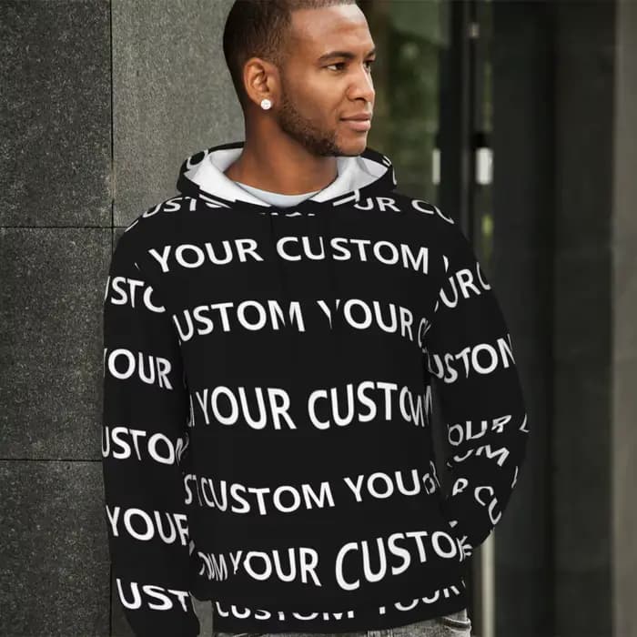 Sweat à capuche ample unisexe, personnalisé, bricolage, votre Image, ajouter un Design, vêtements de