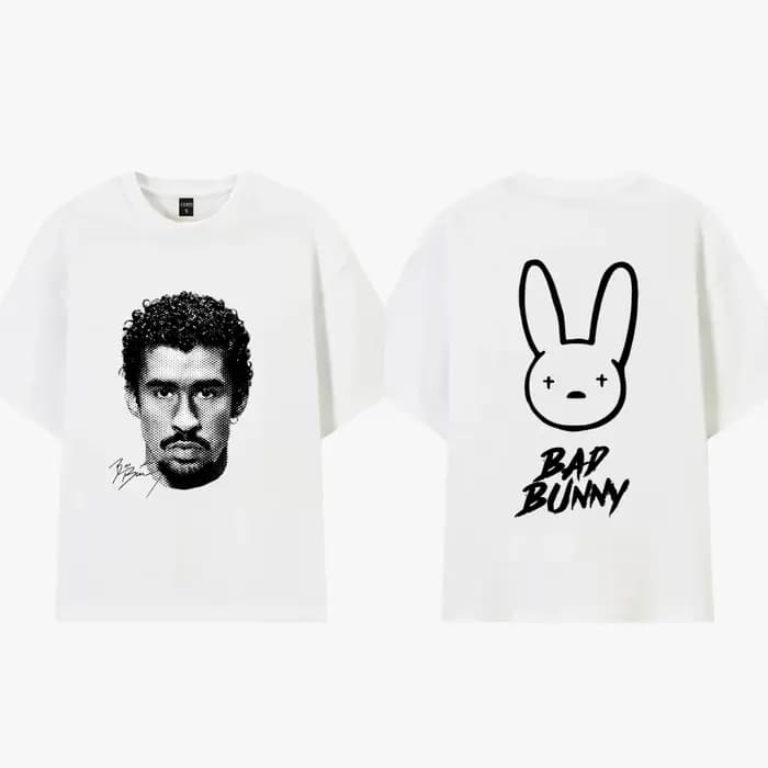 Bad Bunny DTMF Ablum T-shirt graphique hommes femmes surdimensionné Y2k coton lourd haute qualité St