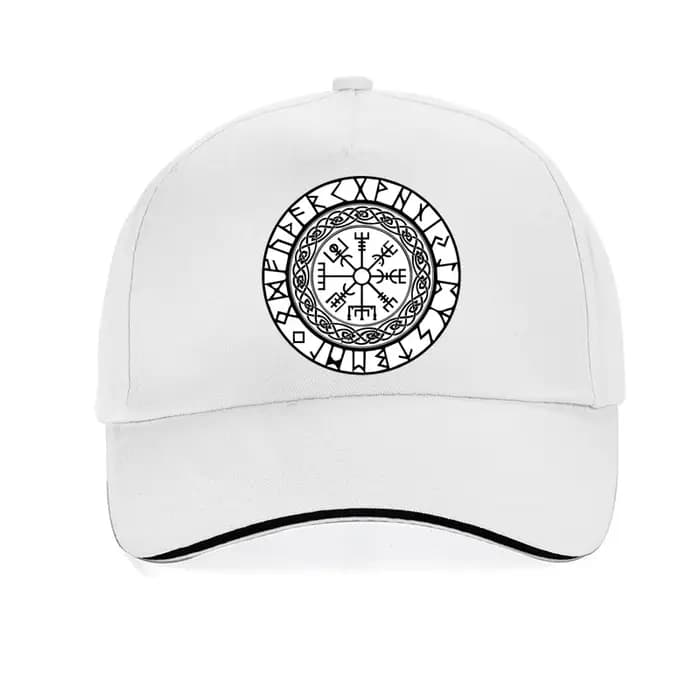 Casquette de baseball unisexe pour hommes, style Viking Odin Warrior Legend, chapeau à runes viking,