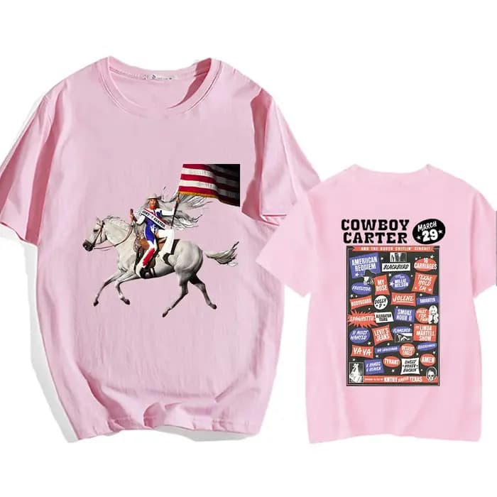 Cowboy Carter Beyoncée T-shirt impression graphique
