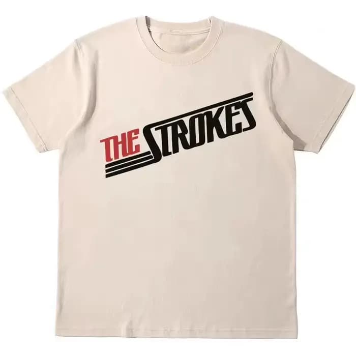 T-shirt The Strokes American Rock Band, imprimé japonais, mode Hip-hop Streetwear, T-shirt en coton