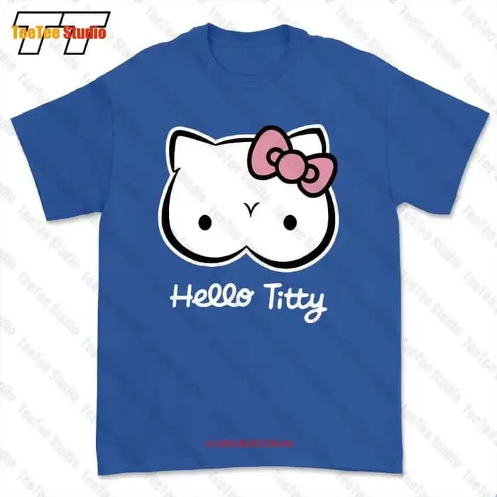 T-shirt Hello Titty Design, T-shirt BRQW