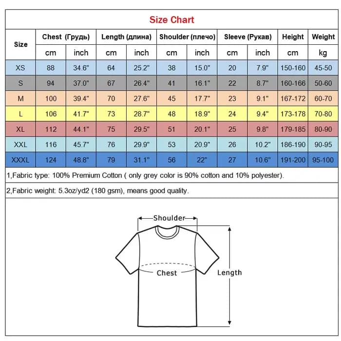 T-Shirt à Manches Courtes et Col Ras du Cou pour Homme