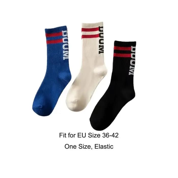 Chaussettes Hip Hop avec lettres à la mode