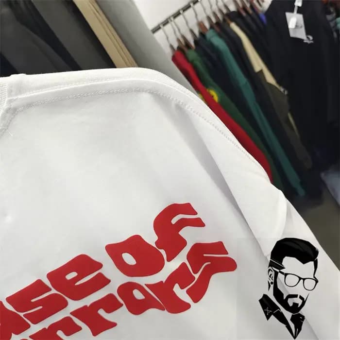 House of Errors T-Shirt en coton surdimensionné pour hommes et femmes