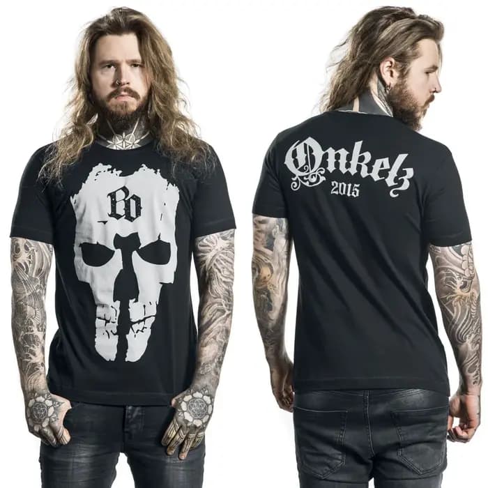 T-shirt en coton graphique Hot Böhse Onkelz unisexe