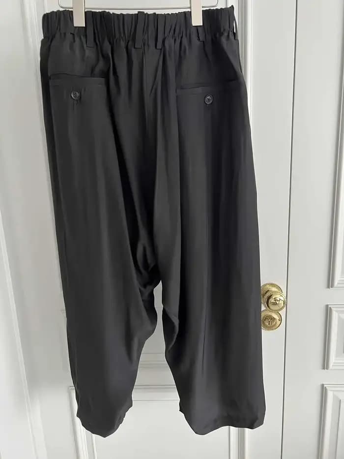 Pantalon décontracté au design original TOP-YAMAMOTO avec motifs de doigts et pantalon décontracté i