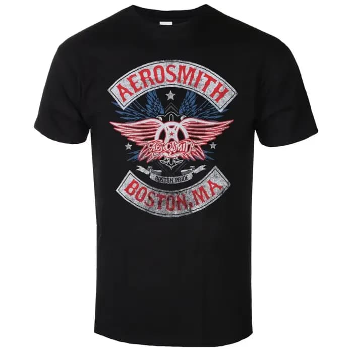 Aerosmith - T-shirt imprimé Boston Pride pour tous les jours et les festivals de musique