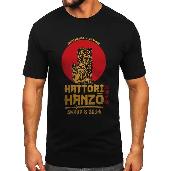 T-shirt imprimé Hattori Hanzo pour hommes et femmes
