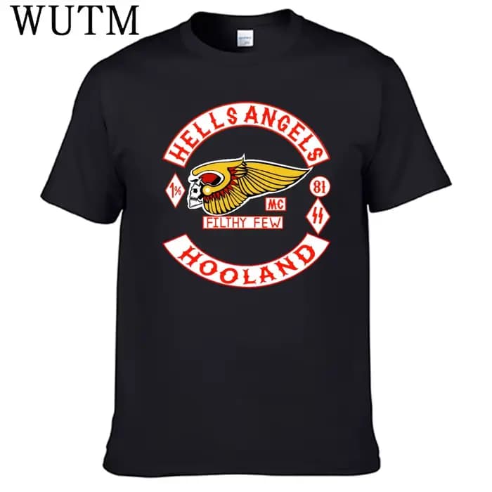 T-shirt pour hommes, 100% coton, Hell Angels Holland