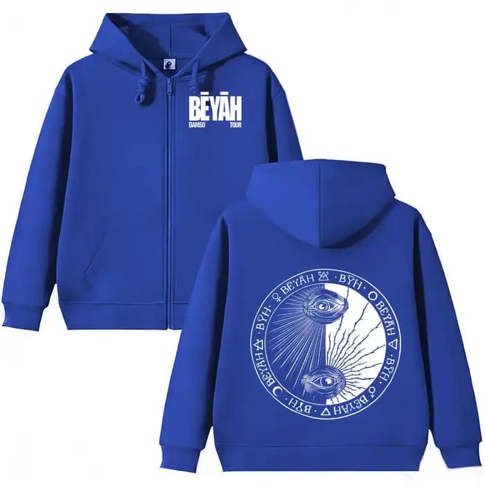 Sweat-shirt à fermeture éclair Singer Damso Fashion Album Merch