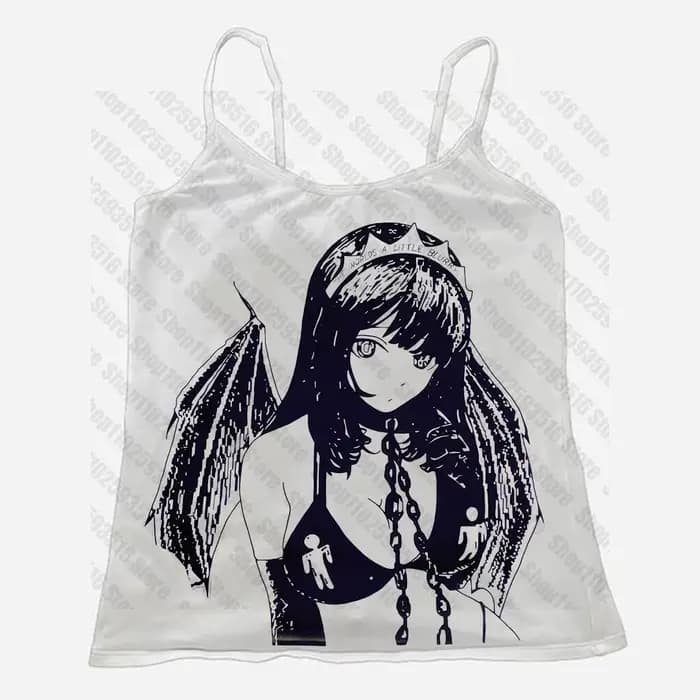 Haut court Trashy pour femmes, vêtements esthétiques, vêtements vintage Emo, Y2K, années 2000, Y2K,