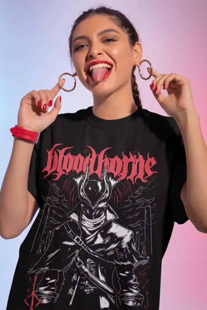 T-shirt de jeu unisexe Bloodborne Lady Maria of the Astral Clocktower