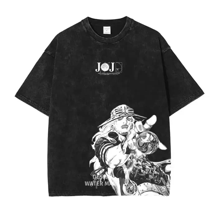 T-shirt imprimé Gyro de Joestar de JoJo's Bizarre Adventure pour homme