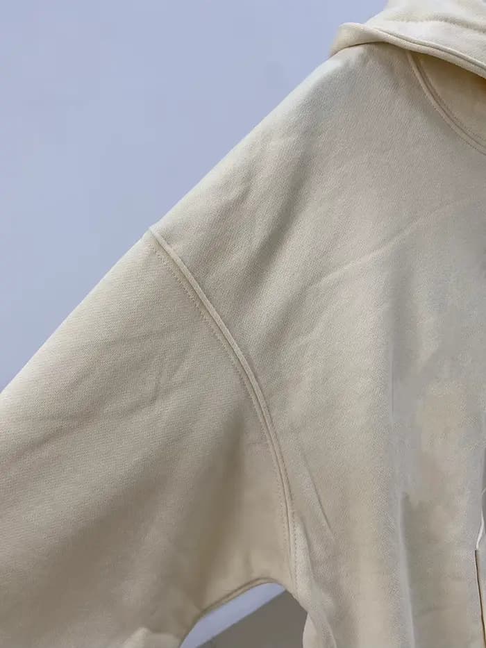 Nouveau Sweat à Capuche Femme en Coton Brodé Lettres Floquées