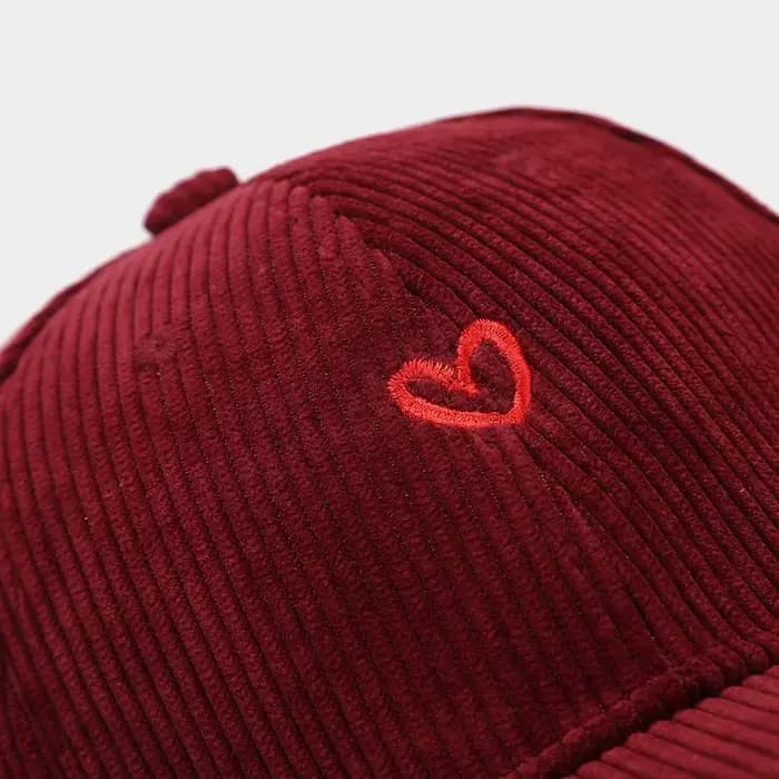 Casquette de Baseball en velours côtelé pour femmes et hommes