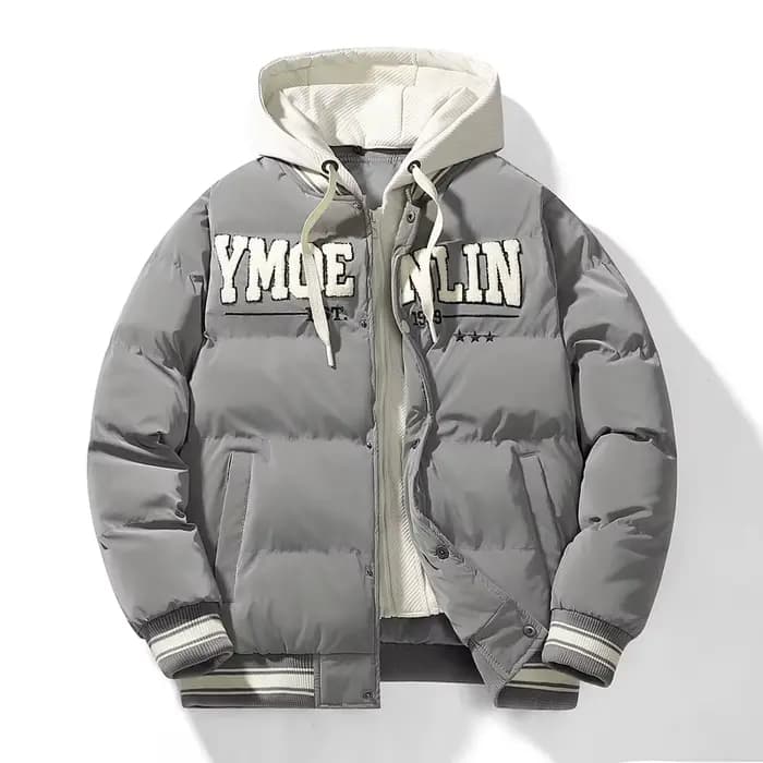 Veste Bombardier à Col Montant pour Homme, Parka Décontractée, Vêtements Grande Taille, Optique Chau