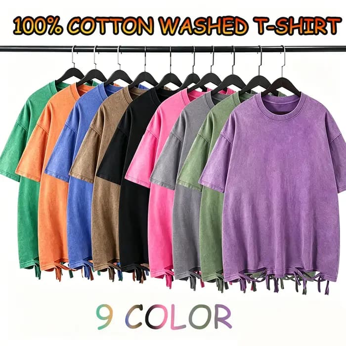 Mode couleur unie trous lavés T-Shirts femmes 100% coton à manches courtes rue Hip Hop t-shirt doux confortable vêtements