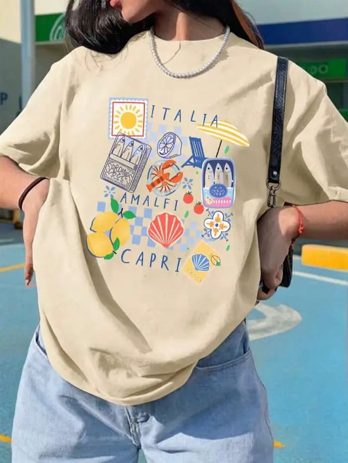 Nouveau T-shirt d'été blanc décontracté pour femme à manches courtes