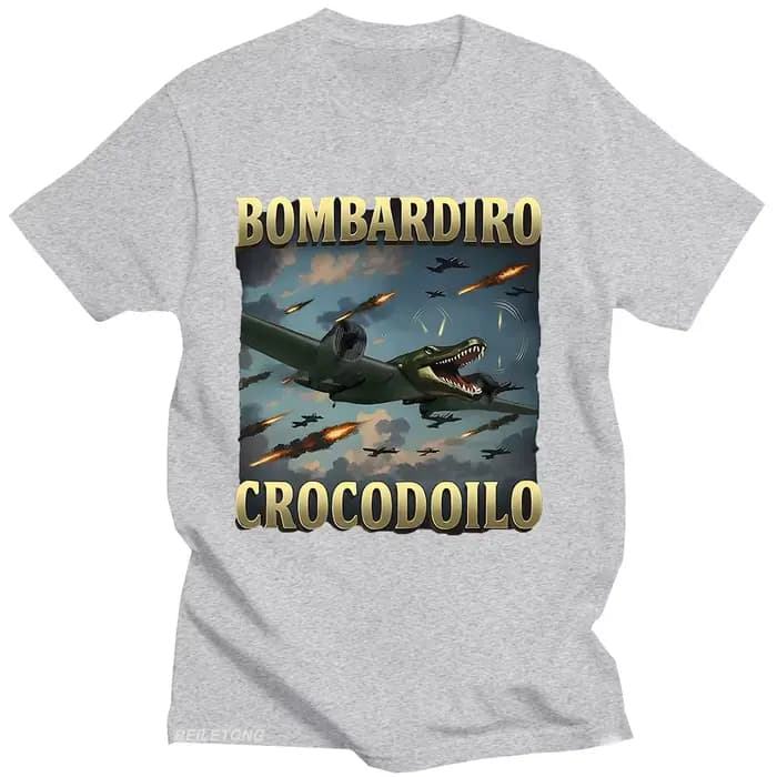 Bombardiro Crocodile drôle cerveau confort t-shirts bizarre Meme