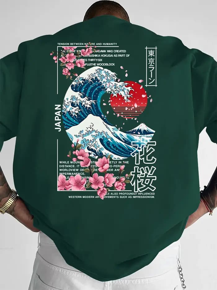 T-shirt imprimé pour hommes