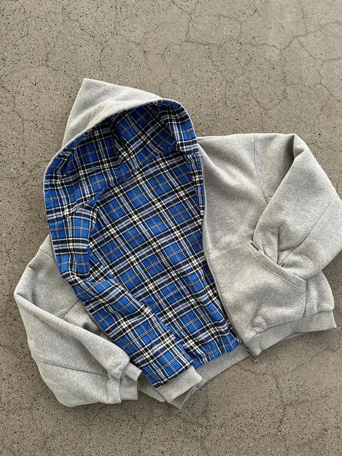 Sweat à capuche réversible décontracté pour hommes