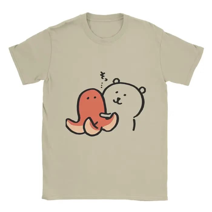 Blague ours imprimé t-shirt pour femmes été Vintage t-shirts col rond Hip Hop