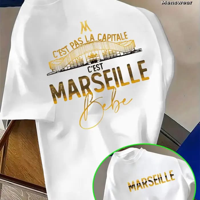 T-shirt avec les mots « Marseille