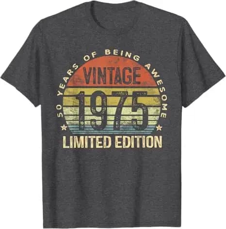 T-shirt vintage pour hommes et femmes