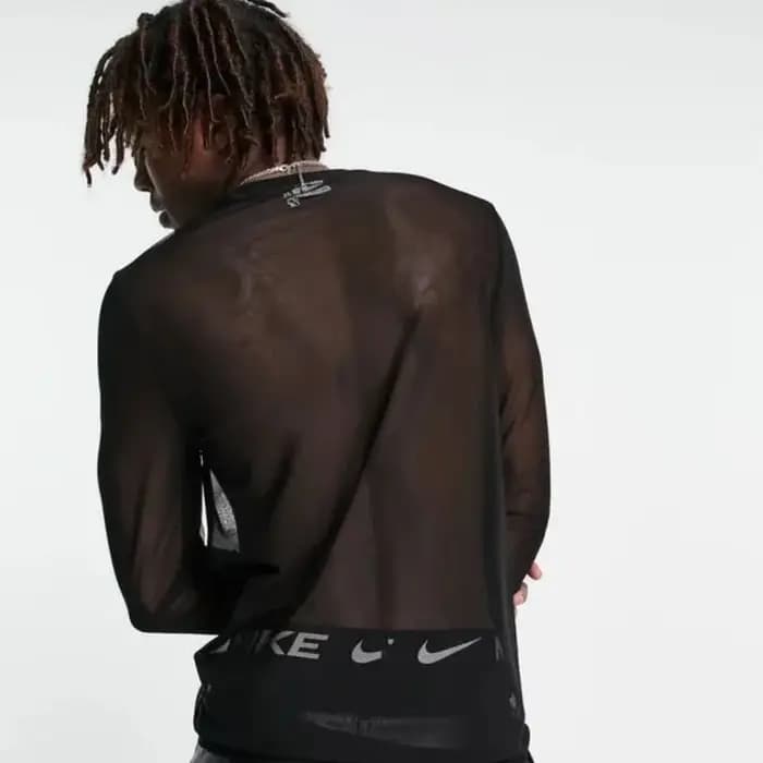 T-shirt en maille à manches longues pour hommes