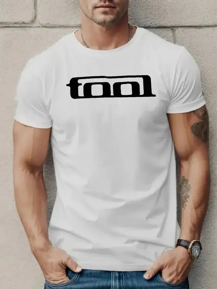 Outil imprimé T-Shirt hommes coton